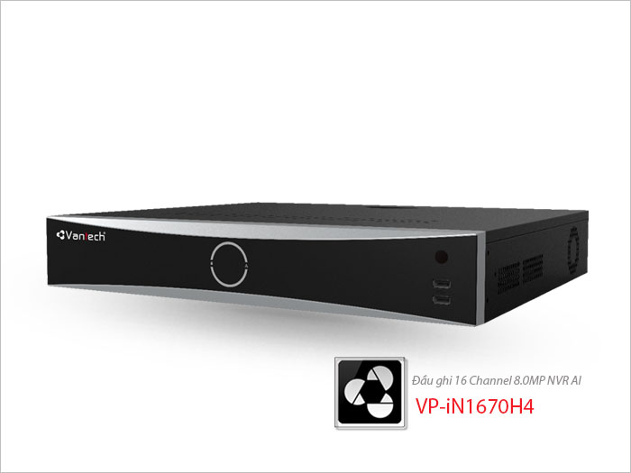 Đầu ghi 16 Channel 8.0MP NVR AI VP-iN1670H4